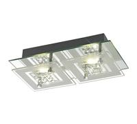 Plafonnier et applique LED 6 watts Lampe d'éclairage chrome verre satiné cristaux9740045-2 Miranda