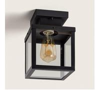 Plafonnier Extérieur Aluminium Theia Noir