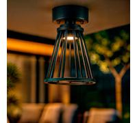 Plafonnier Extérieur Led 6w Aluminium Bradda Noir