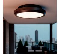 Plafonnier Extérieur Rond Curio IP65 Noir