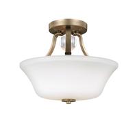 Plafonnier FLUIDA En Or Blanc Ø35Cm Classique Lampe Salle À Manger Salon
