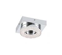 Plafonnier FRADELO 1 ampoule chrome abat jour chrome chrome G