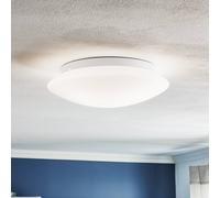 Plafonnier Gjovik Argon, dimmable, blanc, Salon / Salle à manger, Verre, Moderne, Plafonnier