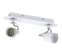 Plafonnier - Grundig - Apparent - 2 Spots - Blanc - Métal - Cuisine