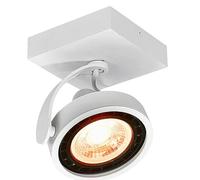 Plafonnier GTV WALLY, fixation au plafond, 4342, AC220-240V, 50/60 Hz, IP 20,1*GU10, ES111, simple, blanc