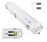 Plafonnier hermétique LED étanche à la poussière 60cm 2xT8 G13 IP65 HERSO Lumiled