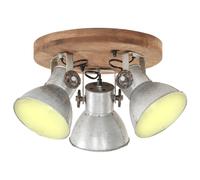 Plafonnier Industriel 25 W Argenté 42x27 cm E27 Suspendue Eclairage vidaXL