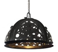 Plafonnier Industriel en Forme de Roue Dentée 45 cm E27 Lampe Suspendue vidaXL