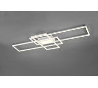 PLAFONNIER IRVINE LED 3 RECTANGLES BLANC AVEC LUMIÈRE CENTRALE AVEC TÉLÉCOMMA