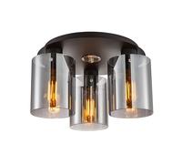 Plafonnier Italux SARDO SPL-5581-3SC-BK-SG