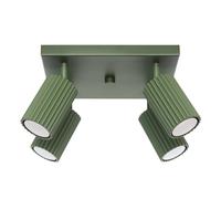 Plafonnier KARBON 4, vert olive