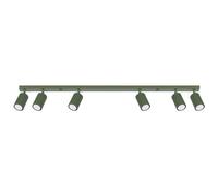 Plafonnier KARBON 6L, vert olive