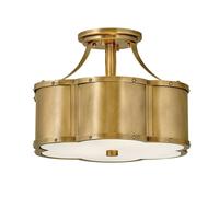 Quintiesse Chance plafonnier 2x60 W laiton QN-CHANCE-SF-S-HB