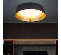 Trio-Leuchten Plafonnier Ponts R62871879 LED 18W Ø45 cm Noir/Doré