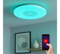 Plafonnier Lampe De Chambre Dimmable Smart LED RGB App 34 Cm