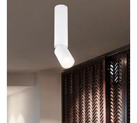 Plafonnier spot de plafond lampe de salle à manger lampe de salon lampe de cuisine, aluminium blanc, spot mobile, 1x LED 8W 502Lm 3000K blanc chaud, H 23 cm