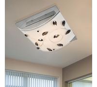 Plafonnier Lampe de Chambre Verre Lustre en Cristal LED L 30 CM