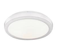 Plafonnier lampe de cuisine marbré plafonnier LED blanc, 12W 1150lm blanc chaud, DxH 33,5 x 9,5 cm