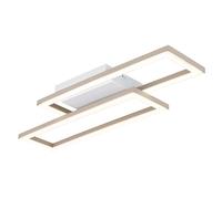 Plafonnier, lampe de plafond, applique murale, lampe de salon couleur sable, LED CCT, L 55 cm