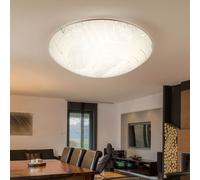 Plafonnier Lampe De Plafond En Verre LED 1-Flamme Décor Lumière De Salon D 25 Cm