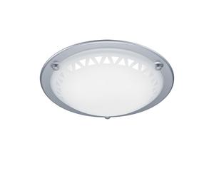 Plafonnier Lampe de plafond Lampe de salon Lampe de chambre Lampe de salle à manger Lampe en verre, métal verre satiné classique, LED 10W 800Lm blanc chaud, DxH 30x8cm