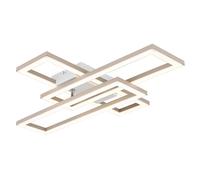 Plafonnier, lampe de plafond, lampe de salon, lampe design, LED couleur sable, L 55 cm