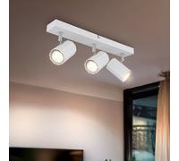 Plafonnier Lampe De Plafond Lampe De Salon Spot Lampe Mobile 3 Flammes Blanc