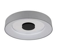 Plafonnier Lampe de plafond Parasol Lampe de salon, haut-parleur Télécommande CCT dimmable, LED 40W 2000Lm blanc chaud-lumière du jour, DxH 46,8x9,8cm