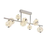 Plafonnier lampe de salle à manger lampe de plafond cristaux de verre chromé LED L 101 cm