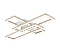 Plafonnier, lampe de plafond, lampe de salon, lampe design, LED couleur sable, L 55 cm