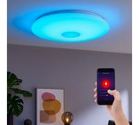 Plafonnier Lampe de Salon Ciel Étoilé Variateur Smart App RGB LED