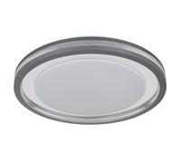 Plafonnier lampe de salon effet cristal télécommande dimmable D 48 cm