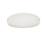 Plafonnier lampe de salon en métal blanc LED dimmable D 50 cm