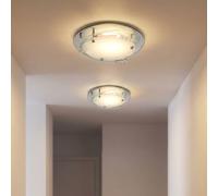 Plafonnier Lampe De Salon En Verre LED Lampe En Cristal D 25 Cm Ensemble De 2
