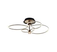 V-TAC Plafonnier design - IP20 - Or + Noir - 36W- 4150 Lumens - 3000K