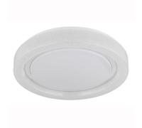 Plafonnier lampe de salon lampe de salle à manger plafonnier LED métal blanc D 38cm