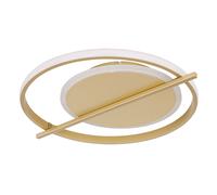 Plafonnier Lampe de Chambre Aluminium Or Luminaire de Cuisine LED B 36 CM