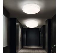 Plafonnier Lampe De Salon LED 3 Niveaux Blanc Lampe De Couloir Ensemble De 2