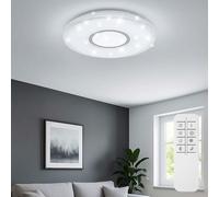 Plafonnier Lampe De Salon Lustre Intelligent LED Effet Étoilé Dimmable