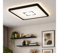 Plafonnier Lampe De Salon Noire LED Rétroéclairage Lampe De Couloir 29,3cm