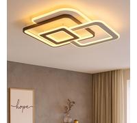 Plafonnier Lampe de Salon Plafonnier LED Crystal-Sand Effet L 50 CM