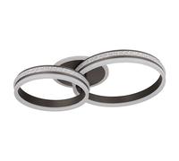 Plafonnier lampe de salon plafonnier télécommande LED dimmable L 65 cm