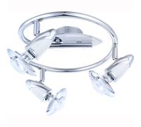 Plafonnier Lampe de salon Spot Rondelle réglable 3 flammes