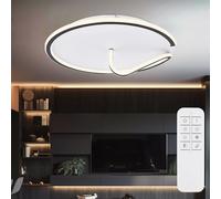 Plafonnier Lampe De Salon Télécommande Veilleuse Blanche 1X LED