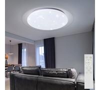 Plafonnier Lampe de Salon Variateur Télécommande Sterneneffekt LED