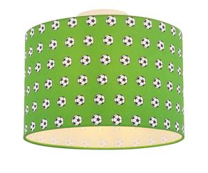 Plafonnier lampe d'enfant lampe de chambre d'enfant Plafonnier lampe parapluie chambre d'enfant, métal blanc vert, 1x douille E27, DxH 30x25,5 cm
