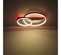 Plafonnier Lampe Dimmable LED Veilleuse Télécommande RGB Changement Mémoire