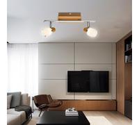 Plafonnier Lampe En Bois Lampe De Salon Rail Lumineux Mobile LED