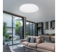 Plafonnier Lampe Lumière Du Jour Smart RGB LED App CCT Effet Étoilé Blanc