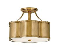 Quintiesse Chance plafonnier 2x60 W laiton QN-CHANCE-SF-S-HB